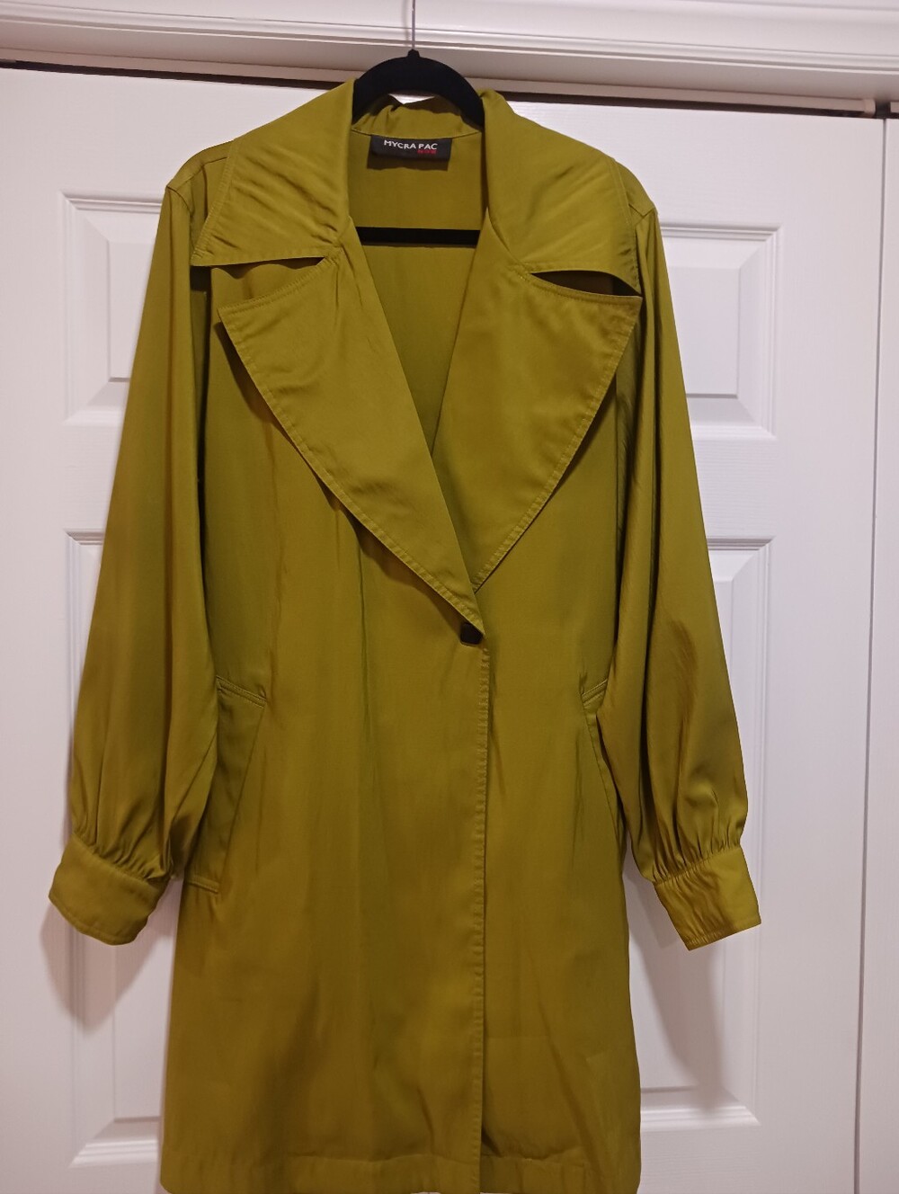 Mycra Pac Olive-Style Lightweight Trench Coat